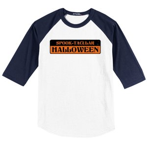 Spooktacular Halloween Festive Baseball Sleeve Shirt