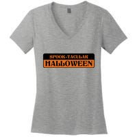 Spooktacular Halloween Festive Women's V-Neck T-Shirt