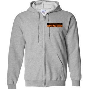 Spooktacular Halloween Festive Full Zip Hoodie