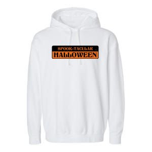 Spooktacular Halloween Festive Garment-Dyed Fleece Hoodie