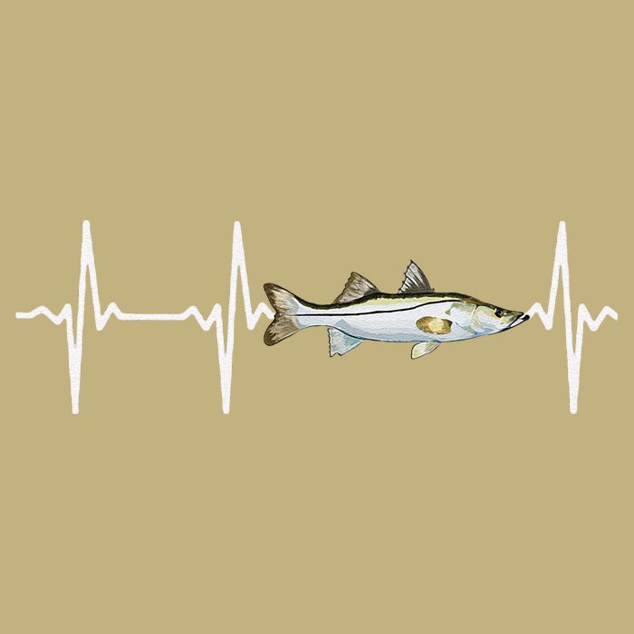 Snook Heartbeat For Saltwater Fish Fishing Lovers Cooling Performance Crew T-Shirt
