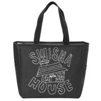 Swisha House Funny Zip Tote Bag