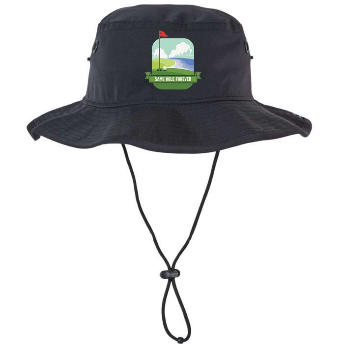 Same Hole Forever Funny Golf Bachelor Party Pre Wedding Bucket Hat