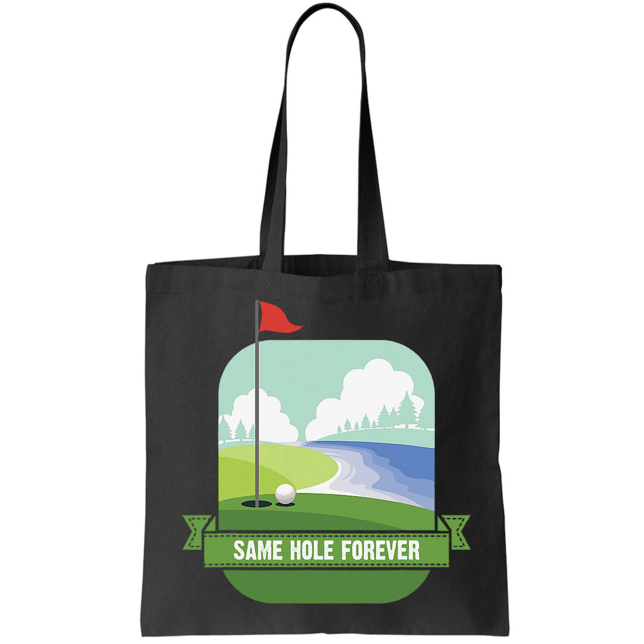 Same Hole Forever Funny Golf Bachelor Party Pre Wedding Bag