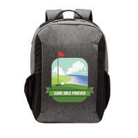 Same Hole Forever Funny Golf Bachelor Party Pre Wedding Vector Backpack