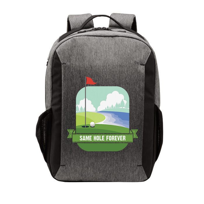 Same Hole Forever Funny Golf Bachelor Party Pre Wedding Vector Backpack