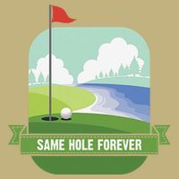 Same Hole Forever Funny Golf Bachelor Party Pre Wedding T-Shirt