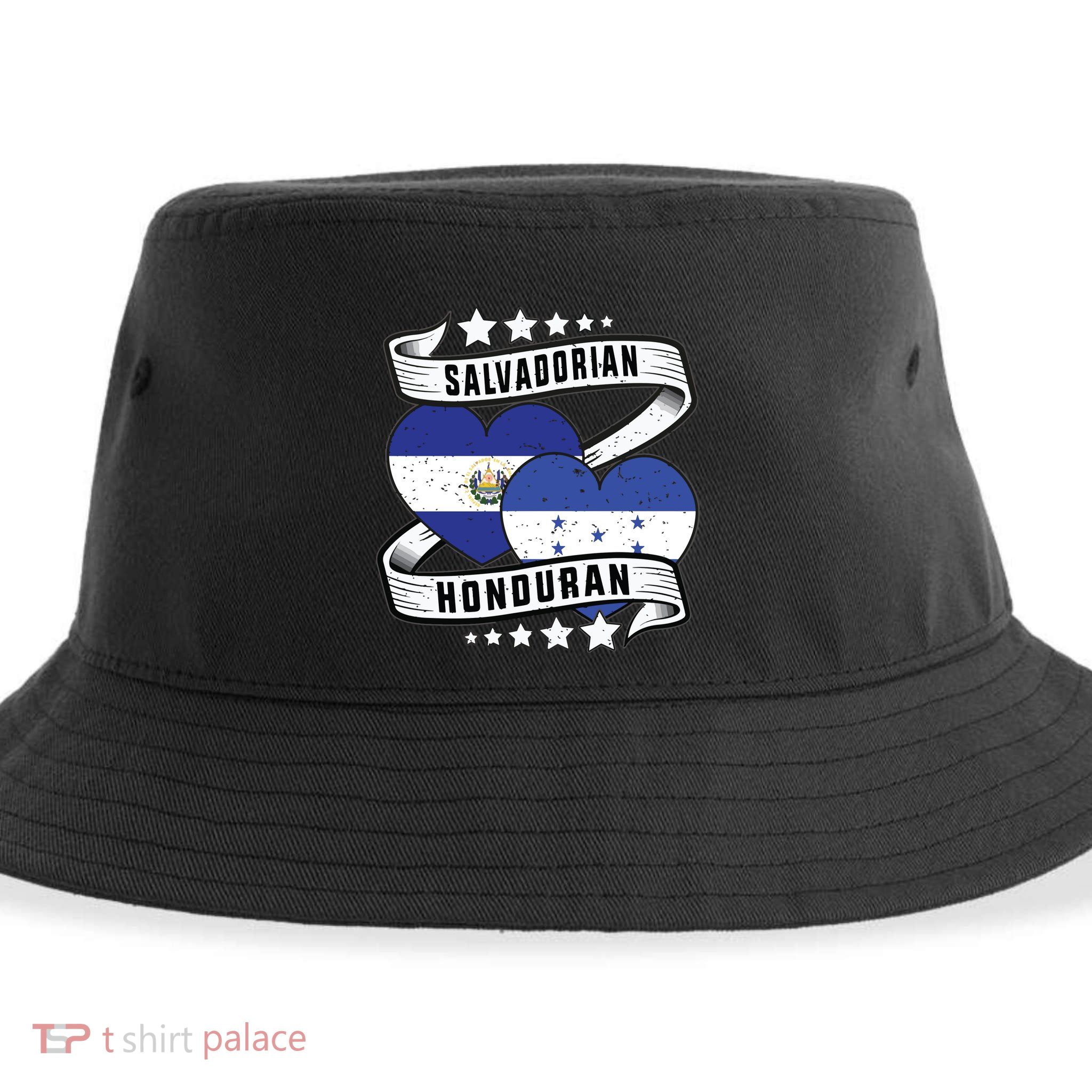 Salvadorian Honduran Flag Honduras Y El Salvador Sweatshirt Sustainable Bucket Hat
