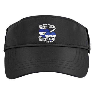 Salvadorian Honduran Flag Honduras Y El Salvador Sweatshirt Adult Drive Performance Visor