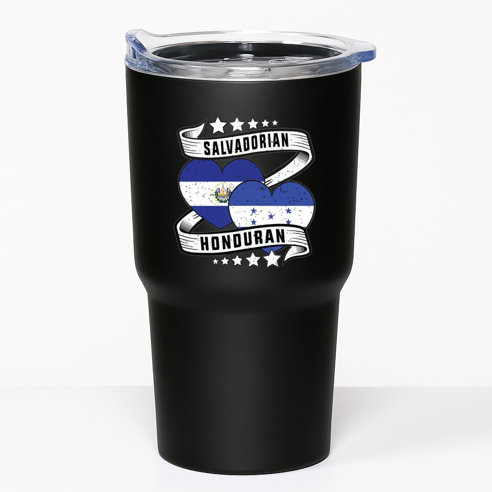 Salvadorian Honduran Flag Honduras Y El Salvador Sweatshirt Tumbler