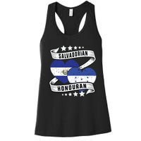 Salvadorian Honduran Flag Honduras Y El Salvador Sweatshirt Women's Racerback Tank