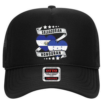 Salvadorian Honduran Flag Honduras Y El Salvador Sweatshirt Trucker Hat