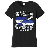 Salvadorian Honduran Flag Honduras Y El Salvador Sweatshirt Women's T-Shirt