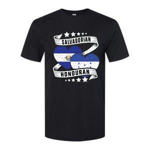 Salvadorian Honduran Flag Honduras Y El Salvador Sweatshirt Softstyle CVC T-Shirt