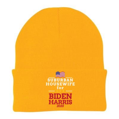 Suburban Housewife For Biden Harris Job Career Antitrump Cool Gift Knit Cap Winter Beanie