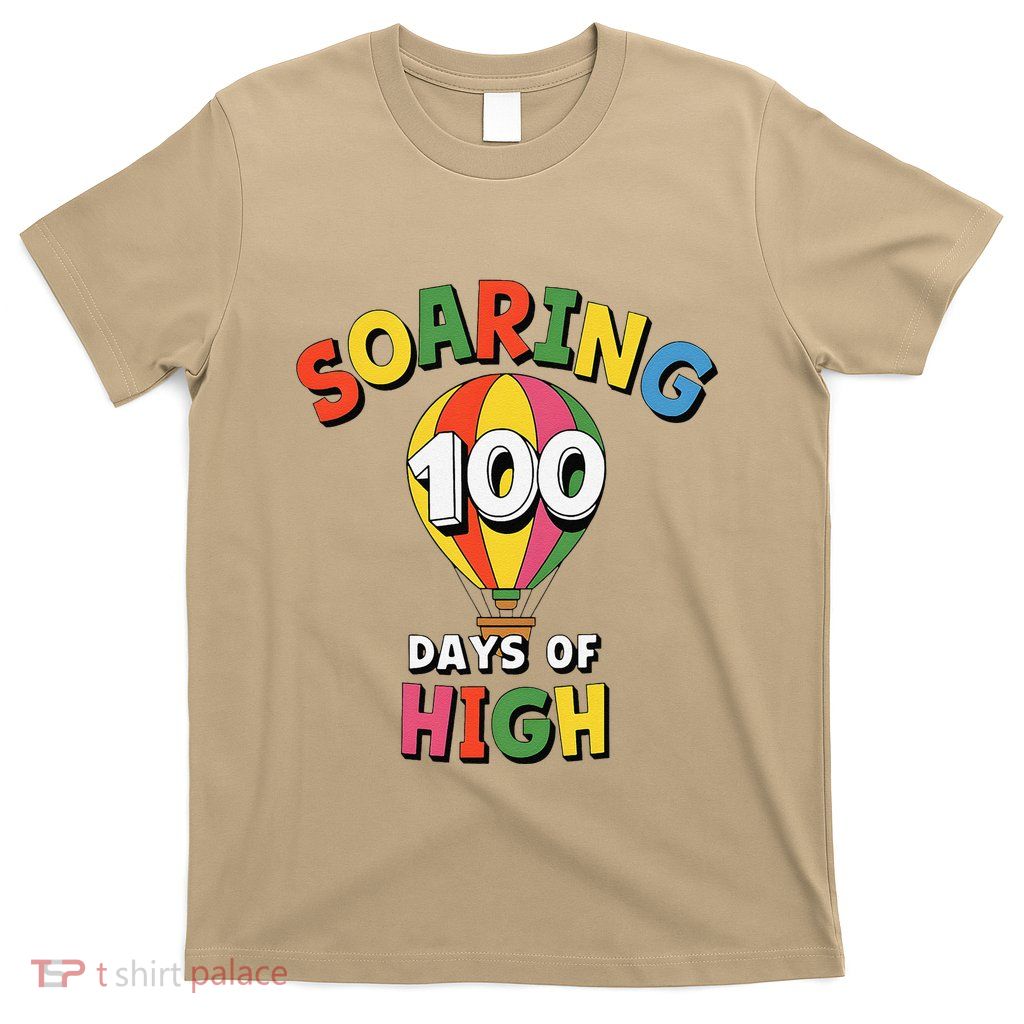 Soaring High For 100 Days Of School Achievement T-Shirt