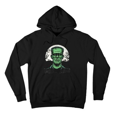 Scary Halloween Frankenstein Monster Face Munster Hoodie