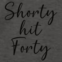 Shorty Hit Forty 40th Birthday Shorty Hit 40 Women Gift Vector Backpack