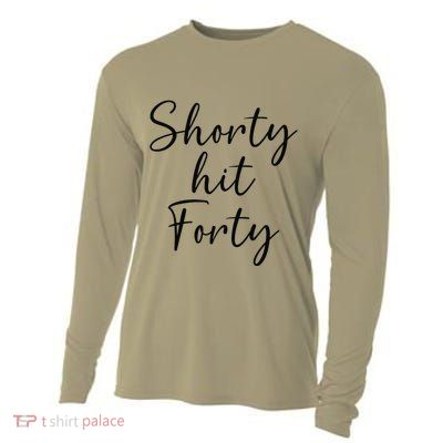 Shorty Hit Forty 40th Birthday Shorty Hit 40 Women Gift Cooling Performance Long Sleeve Crew