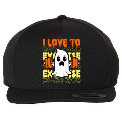 Spooky Halloween Gift Wool Snapback Cap