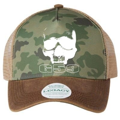 Skull Head G59 Greyday 2 Sides Legacy Tie Dye Trucker Hat