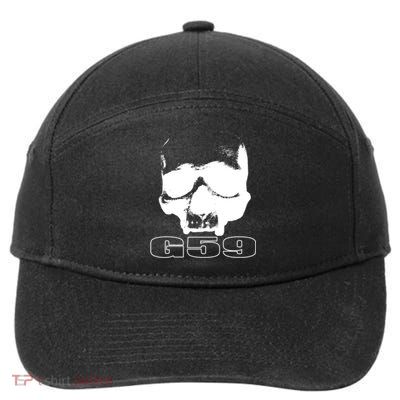 Skull Head G59 Greyday 2 Sides 7-Panel Snapback Hat