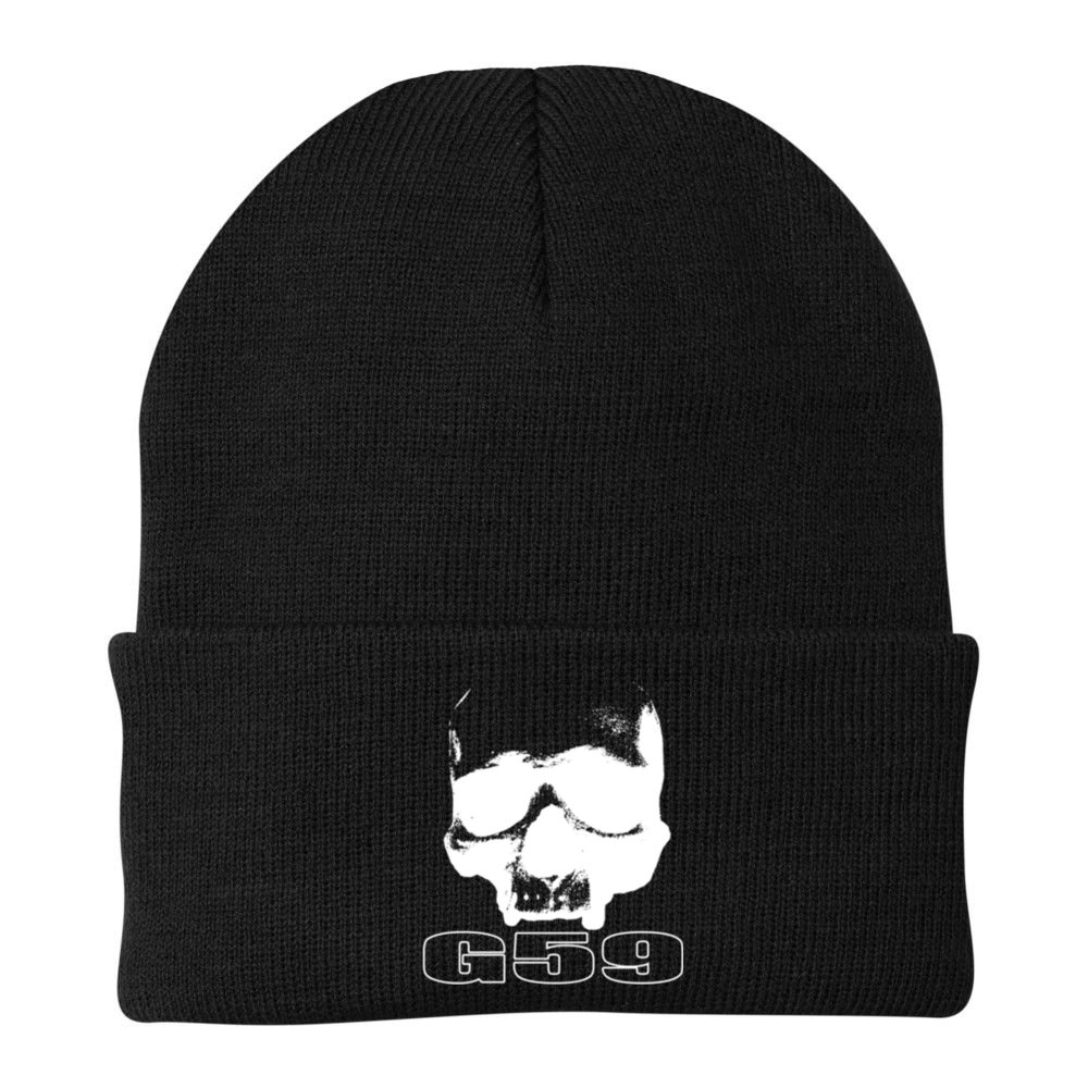 Skull Head G59 Greyday 2 Sides Beanie