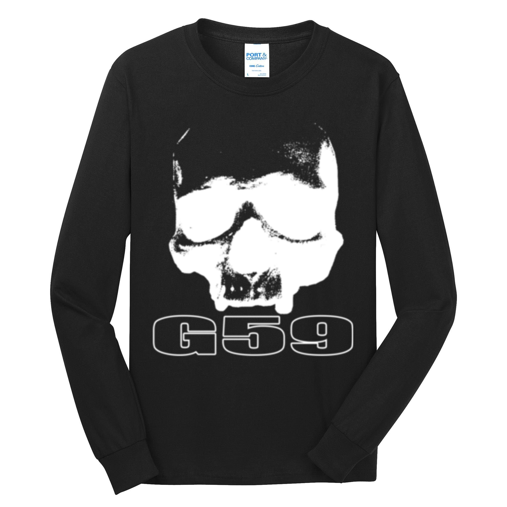 Skull Head G59 Greyday 2 Sides Tall Long Sleeve T-Shirt