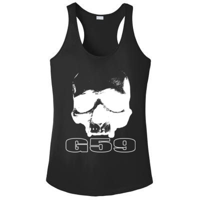 Skull Head G59 Greyday 2 Sides Ladies PosiCharge Competitor Racerback Tank