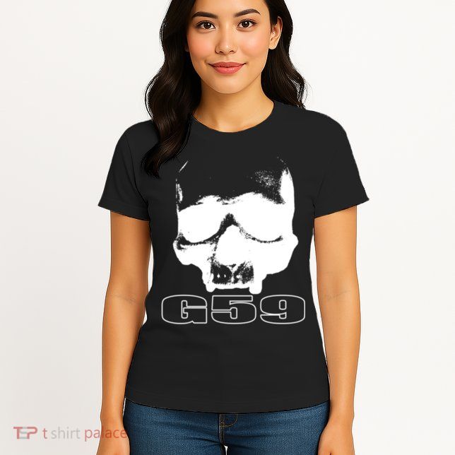 Skull Head G59 Greyday 2 Sides Womens T-Shirt