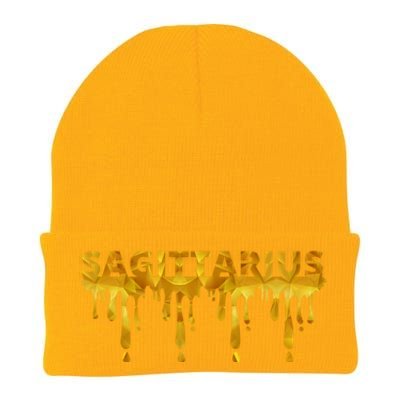 Sagittarius Horoscope Geometric Zodiac Birthday Astrology Cool Gift Knit Cap Winter Beanie