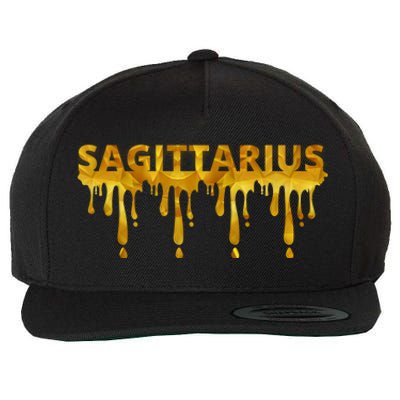 Sagittarius Horoscope Geometric Zodiac Birthday Astrology Cool Gift Wool Snapback Cap