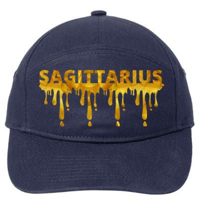 Sagittarius Horoscope Geometric Zodiac Birthday Astrology Cool Gift 7-Panel Snapback Hat