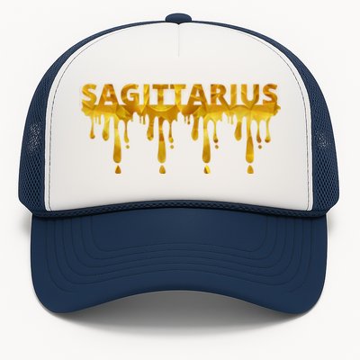 Sagittarius Horoscope Geometric Zodiac Birthday Astrology Cool Gift Trucker Hat