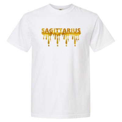 Sagittarius Horoscope Geometric Zodiac Birthday Astrology Cool Gift Garment-Dyed Heavyweight T-Shirt