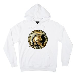 Spartan Helmet Gold Gladiator Sparta Greek Gym Workout Hoodie