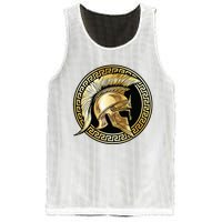 Spartan Helmet Gold Gladiator Sparta Greek Gym Workout Mesh Reversible Basketball Jersey Tank