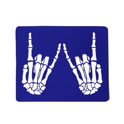 Skeleton Hand Gestures Rock Skeleton Hands Halloween Cool Gift Mousepad