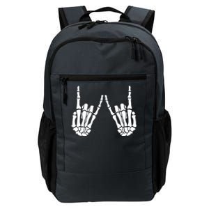 Skeleton Hand Gestures Rock Skeleton Hands Halloween Cool Gift Daily Commute Backpack