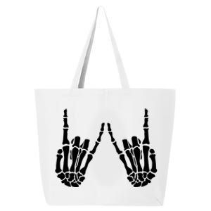 Skeleton Hand Gestures Rock Skeleton Hands Halloween Cool Gift 25L Jumbo Tote