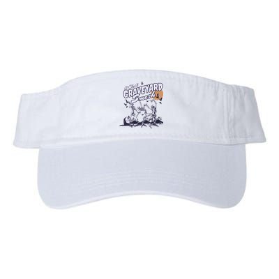 Skeleton Halloween Graveyard Smash Valucap Bio-Washed Visor