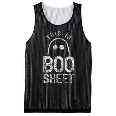 Spooky Halloween Ghosts - Boo Sheet Scary Costume Mesh Reversible Basketball Jersey Tank