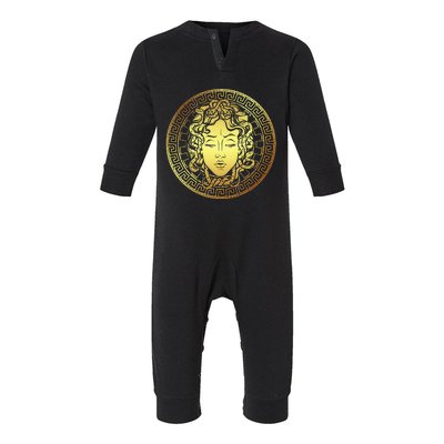 Snake Head Greek Mythology Ancient Myth  Infant Fleece One Piece