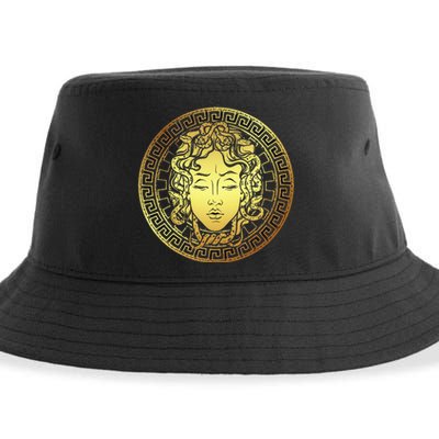 Snake Head Greek Mythology Ancient Myth  Sustainable Bucket Hat