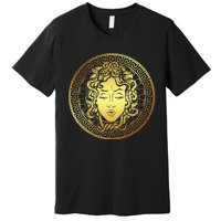 Snake Head Greek Mythology Ancient Myth  Premium T-Shirt