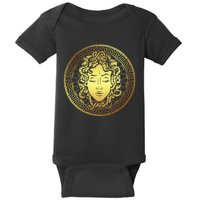 Snake Head Greek Mythology Ancient Myth  Baby Bodysuit