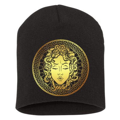 Snake Head Greek Mythology Ancient Myth  Short Acrylic Beanie