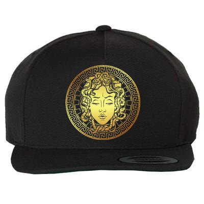 Snake Head Greek Mythology Ancient Myth  Wool Snapback Cap