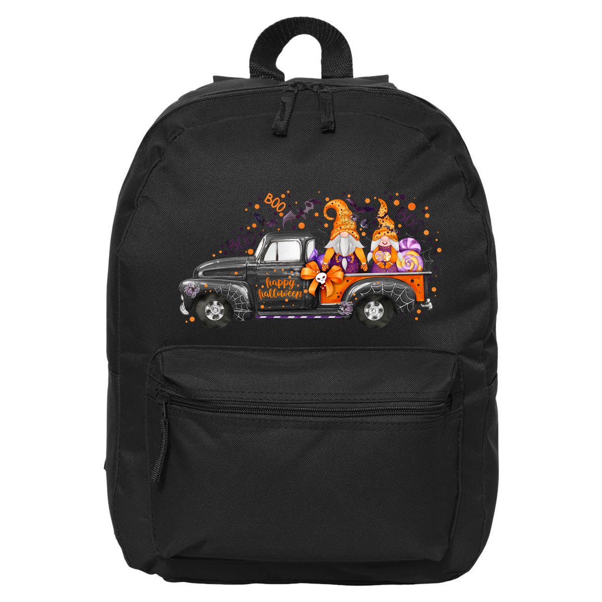Spooky Halloween Gnome Squad Truck 16 in Basic Backpack