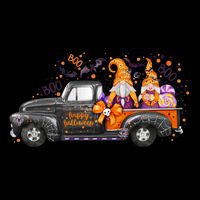 Spooky Halloween Gnome Squad Truck 16 in Basic Backpack